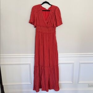 Baltic Born Rust Colored Maxi Dress